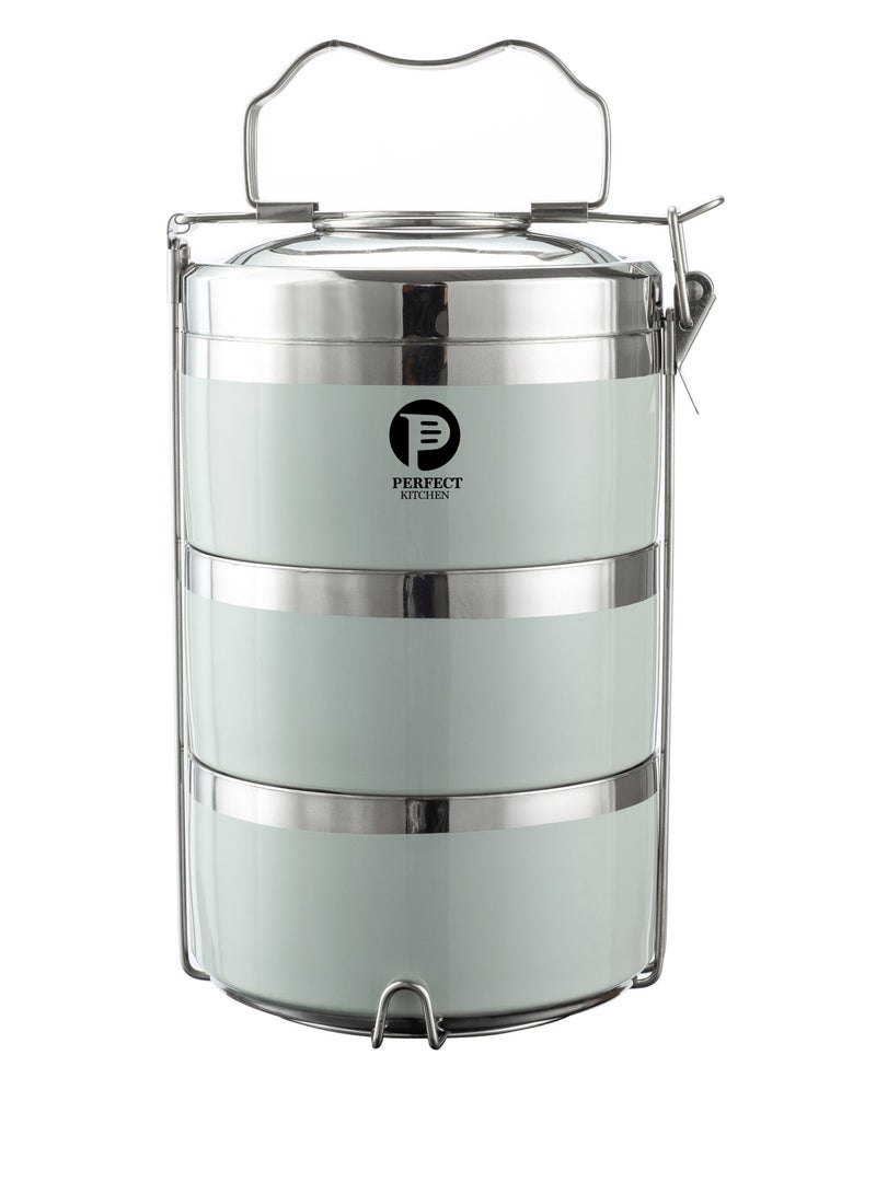 بيرفكت كيتشن "حاوية طعام معزولة من الفولاذ المقاوم للصدأ بغطاء مانع للتسرب ومقبض حمل" - Image 3